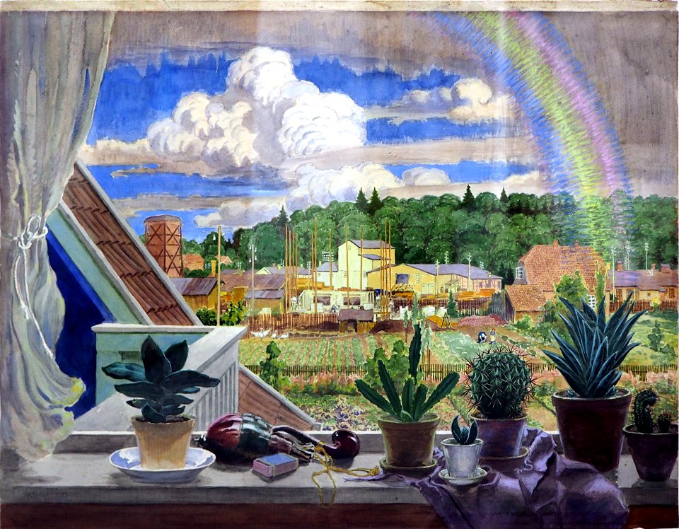 König A.-Blick a Fenster