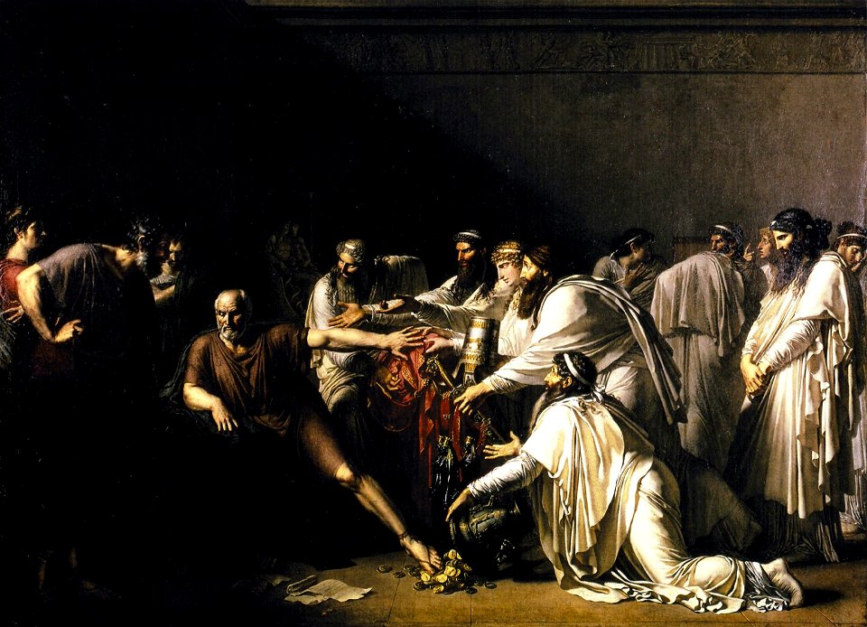 Hippocrate refusant les présents d'Artaxerxès (original)