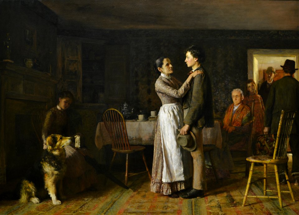 Breaking Home Ties, by Thomas Hovenden