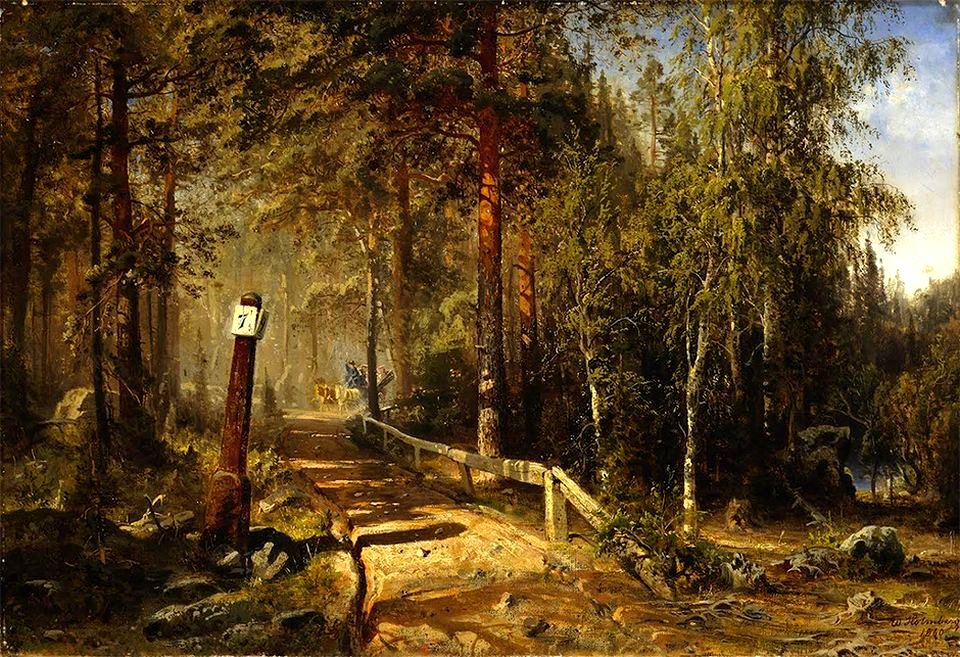Holmberg Werner Postitie Hämeessä 1860