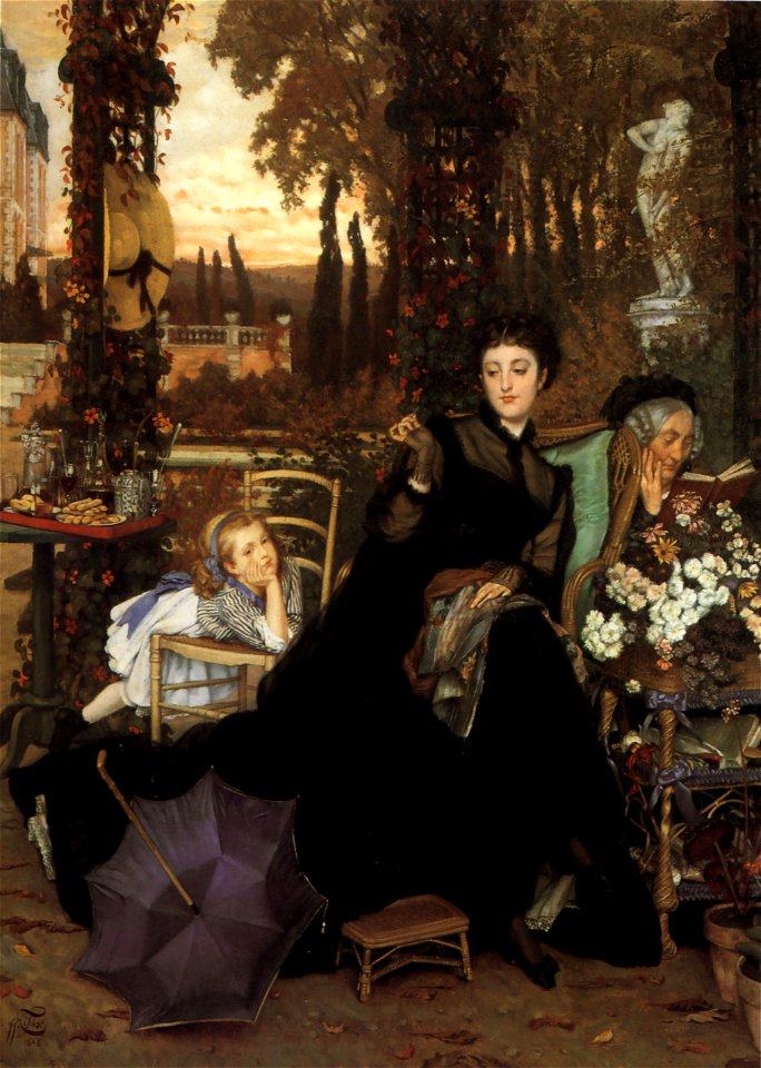 James Tissot - A Widow