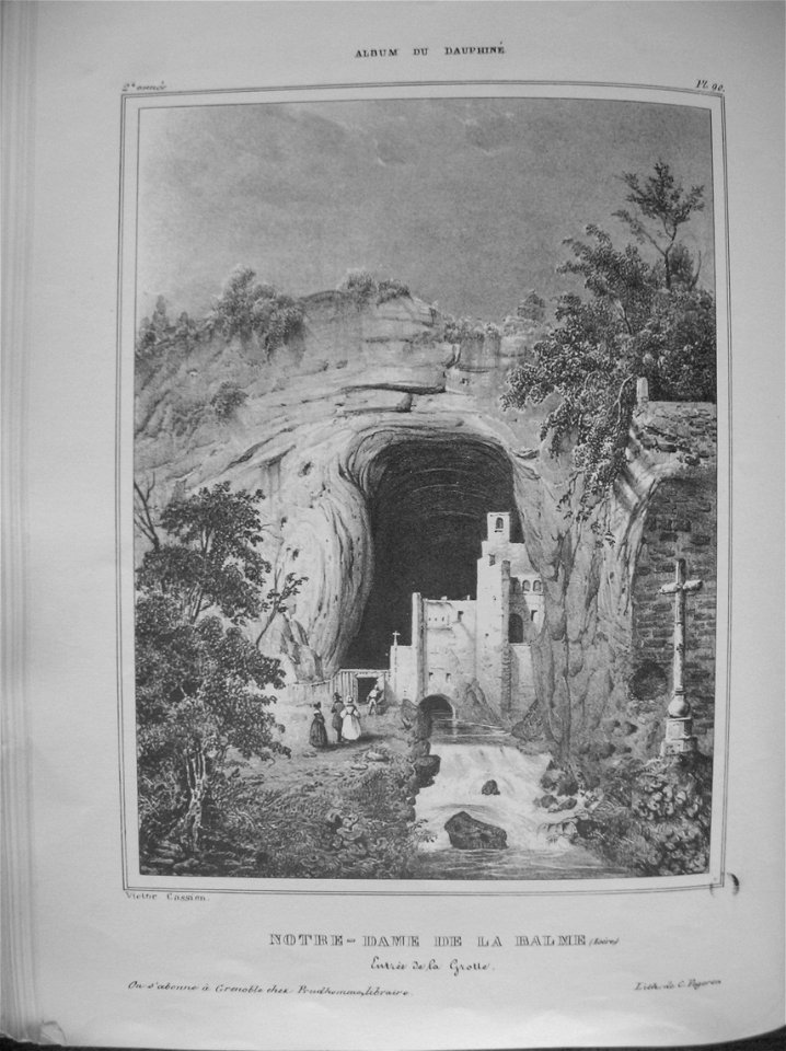 Im22 Album Dauphiné tome II - Notre-Dame de la Balme, entrée de la Grotte (Drome) by VC