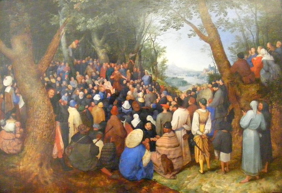 Jan Brueghel the Elder-Sermon of John the Baptist
