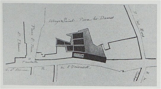 Hopital st-Antoine plan legendre