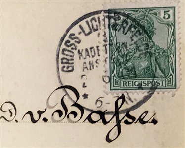 Hochwohlgeboren Poststempel