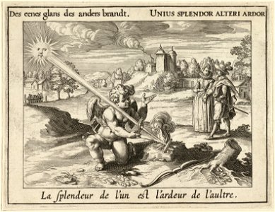 Illustratie uit P.C. Hooft Emblemata amatoria. Afbeeldinghen van minne. Emblèmes d'amour, Amsterdam 1611. NL-HlmNHA 1477 53009517