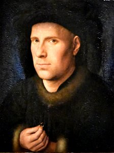 Jan van Eyck (±1390-1441) Portret van Jan de Leeuw (1436) MSK Gent 3-02-2020 15-43-46. Free illustration for personal and commercial use.