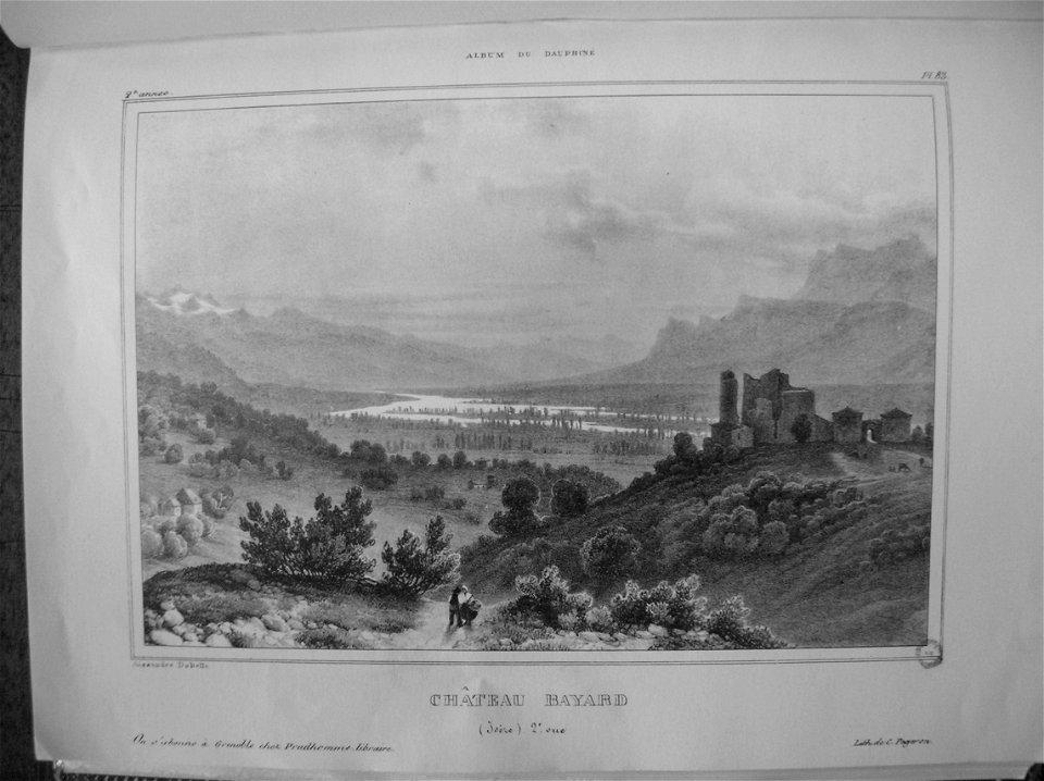 Im03 Album Dauphiné tome II -Chateau Bayard (Isère) by AD