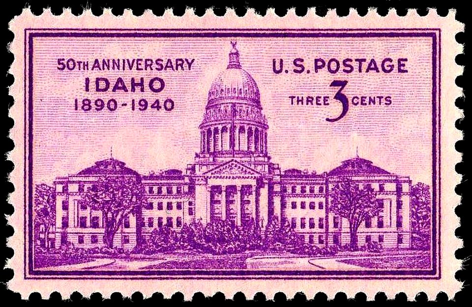 Idaho 50th Anniv Statehood 3c 1940 issue