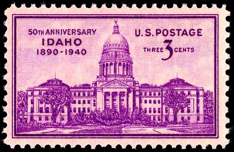 Idaho 50th Anniv Statehood 3c 1940 issue