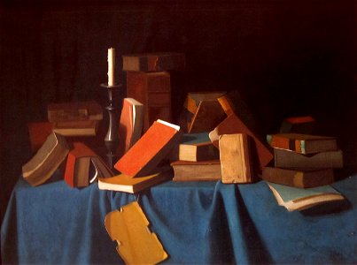 In the Library by John F. Peto, Timken Museum of Art