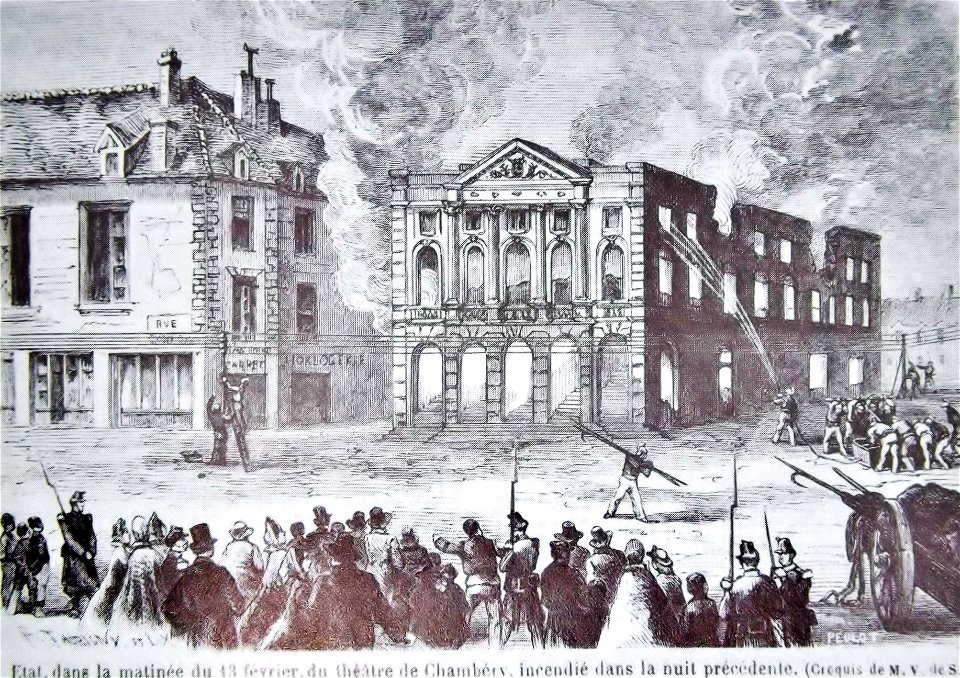 Incendie du théâtre Charles Dullin de Chambéry (1864)