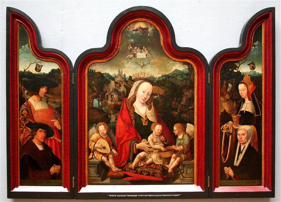 Jacob Cornelisz. van Oostzanen - Triptiek van Pompeius Occo en zijn vrouw Gerbrich Claesdr.