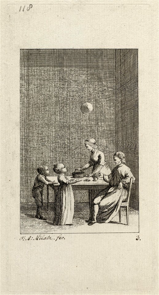 Huiselijk tafereel met ouders en twee spelende kinderen die een ballon oplaten. NL-HlmNHA 1477 53010871