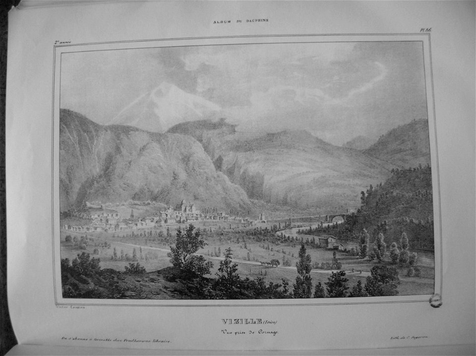 Im41 Album Dauphiné tome II - Vizille (Isère), vue prise de Cornage by VC