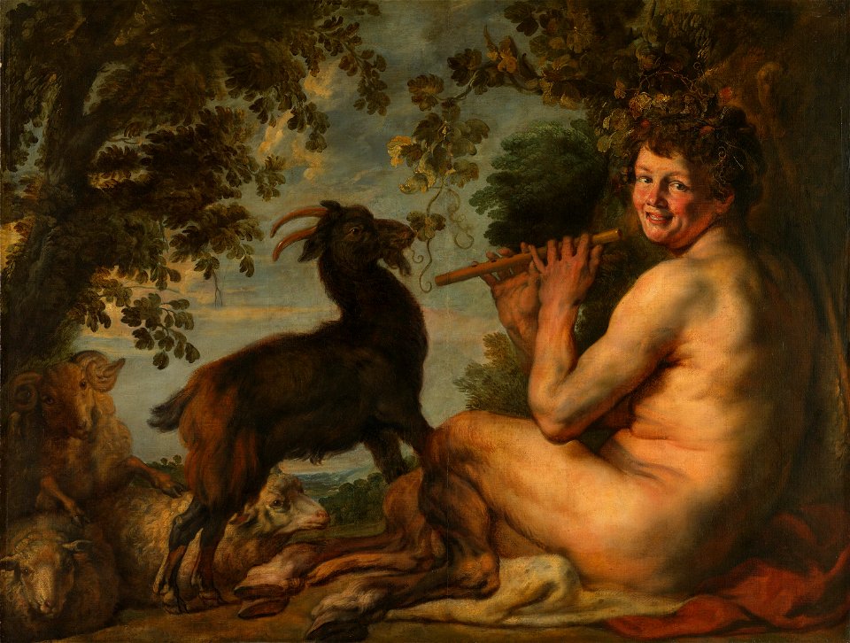 Jacob Jordaens - Een satyr