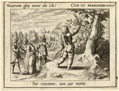 Illustratie uit P.C. Hooft Emblemata amatoria. Afbeeldinghen van minne. Emblèmes d'amour, Amsterdam 1611. NL-HlmNHA 1477 53009509