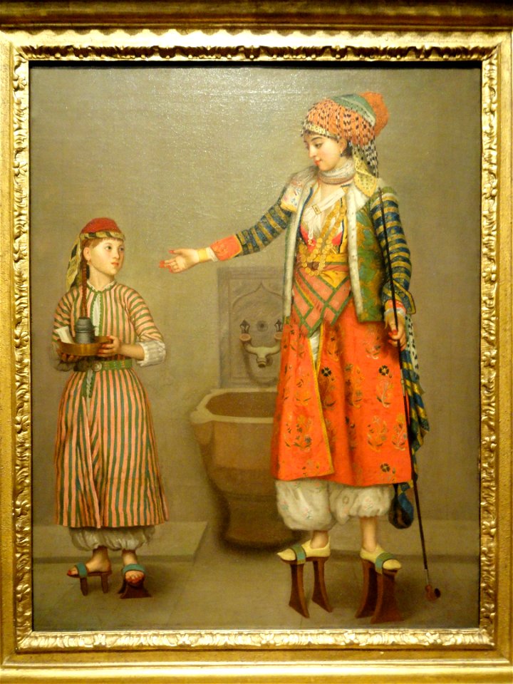 A Frankish Woman and Her Servant, Jean-Etienne Liotard, c. 1750 - Nelson-Atkins Museum of Art - DSC08828
