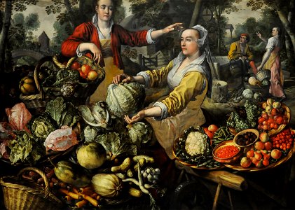 Joachim Beuckelaer (ca.1533–ca.1573) De vier elementen Aarde - National Gallery Londen 5-3-2015 11-10-15