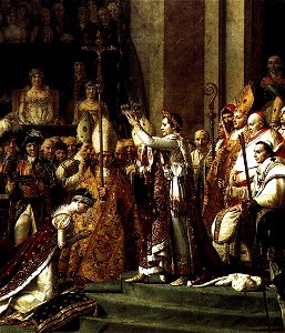Jacques-Louis David- Consecration of the Emperor Napoleon I and Coronation of the Empress Josephine - detail