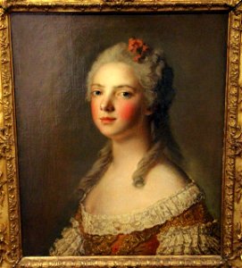 Jean marc nattier, ritratto di maria adelaide di francia, 1750 ca.