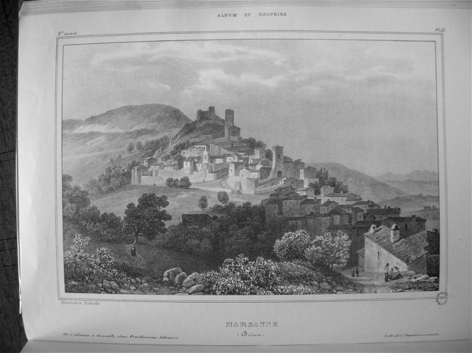 Im11 Album Dauphiné tome II - Marsanne (Drome) - by AD
