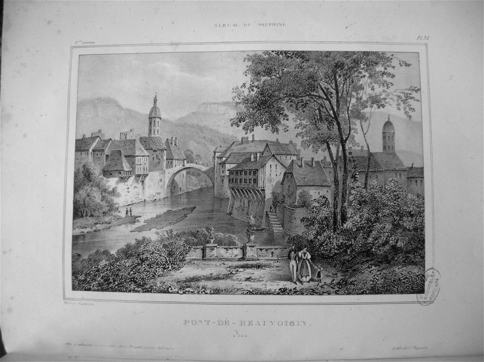 Im41 Album dauphiné T1 - Pont de Beauvoisin (Isère), by VC versio II