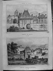 Im15 et 15bis Album Dauphiné tome II - Porte de Bonne à Grenoble by AD - Porte Tres Cloitres à Grenoble by AD