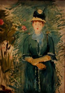 Jeune fille dans les fleurs (1879) Edouard Manet