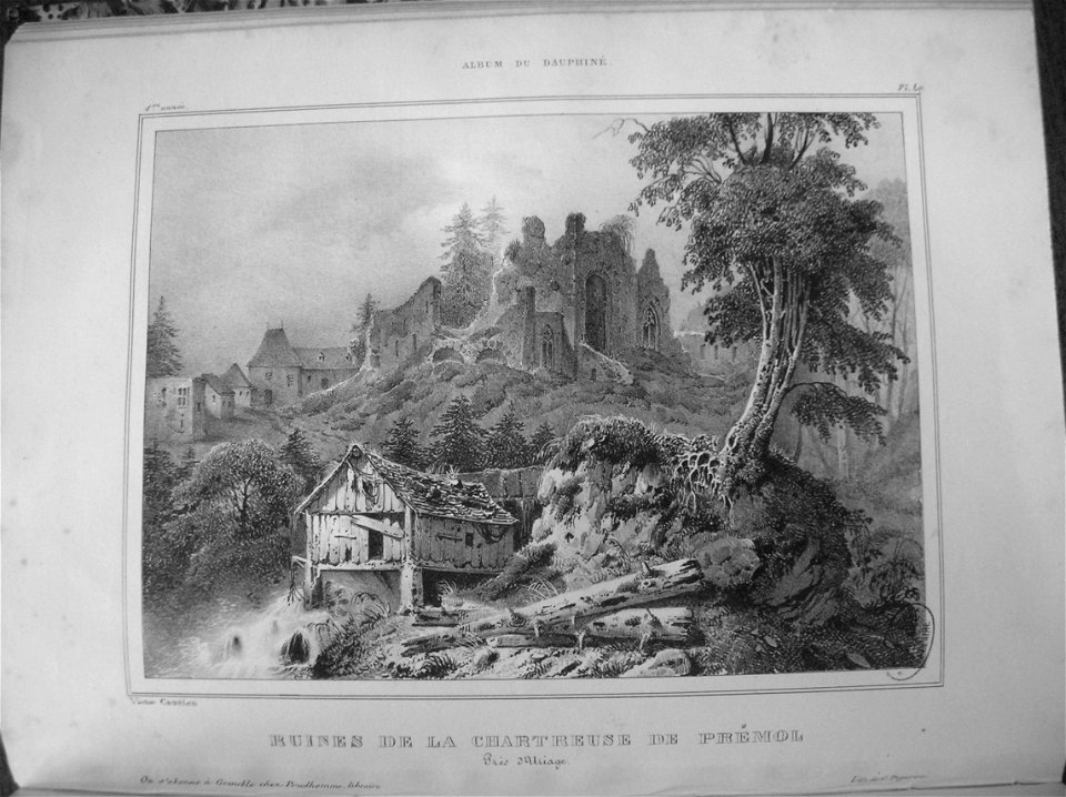 Im33 Album dauphiné T1 - ruines de la chartreuse de Prémol près Uriage, by VC versio II