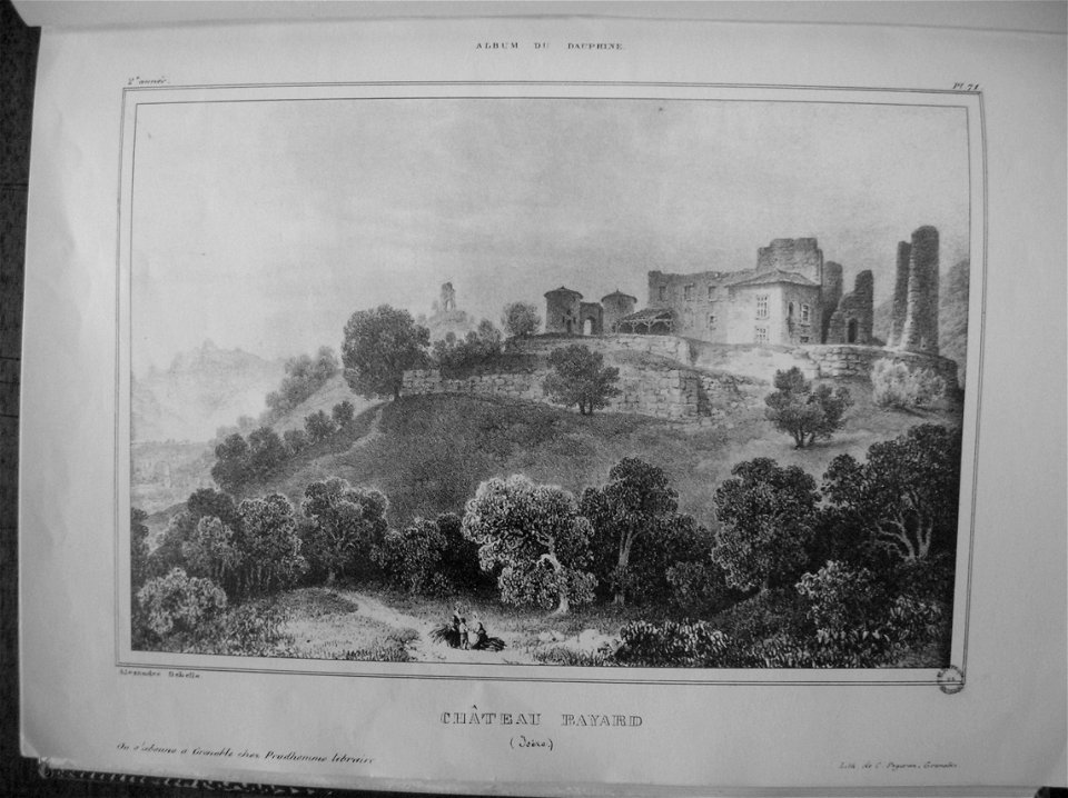 Im02 Album Dauphiné tome II -Chateau Bayard (Isère) by AD