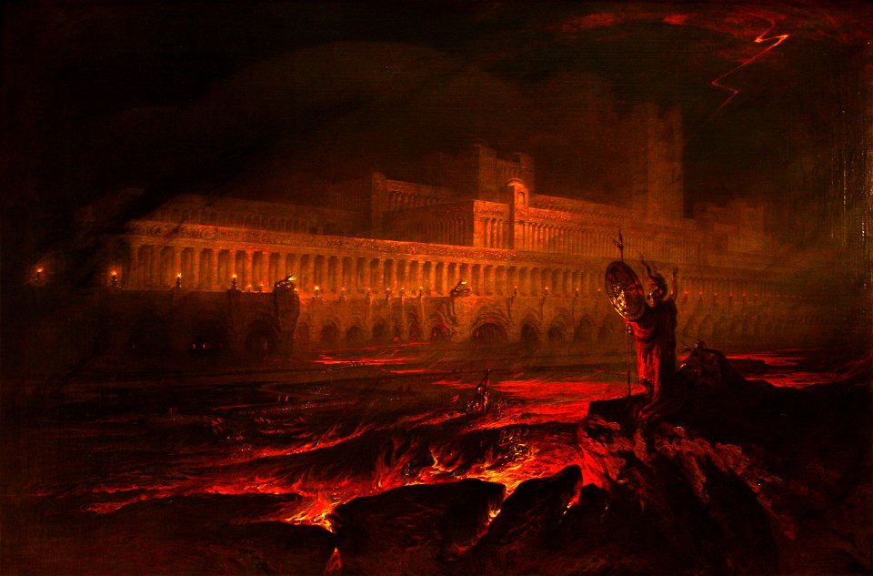 John Martin Le Pandemonium Louvre