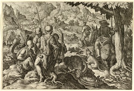 Jacht op berggeiten. NL-HlmNHA 1477 53008430