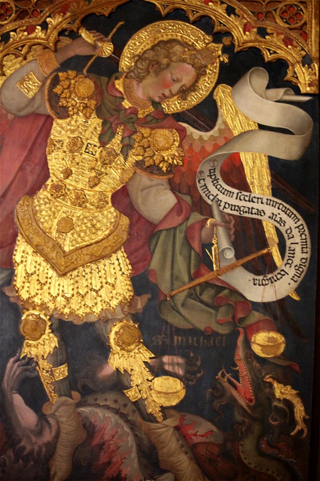 L'arcangelo Gabriele di Jacobello del Fiore (Trittico della Giustizia), (1)