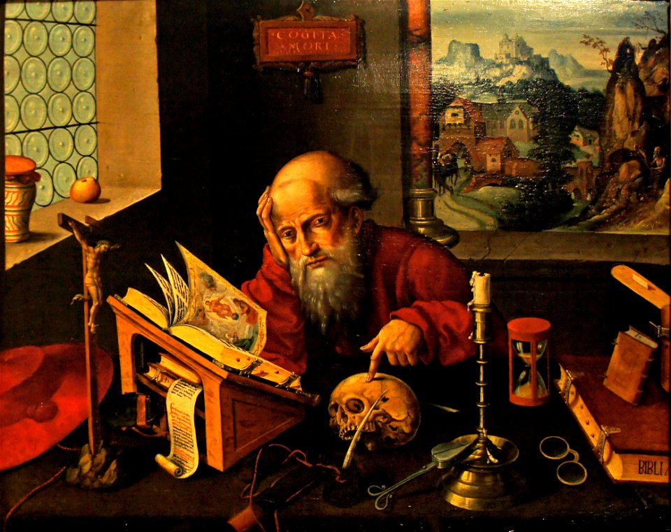 Saint Jérome Joos van Cleve 015