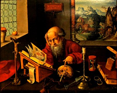 Saint Jérome Joos van Cleve 015