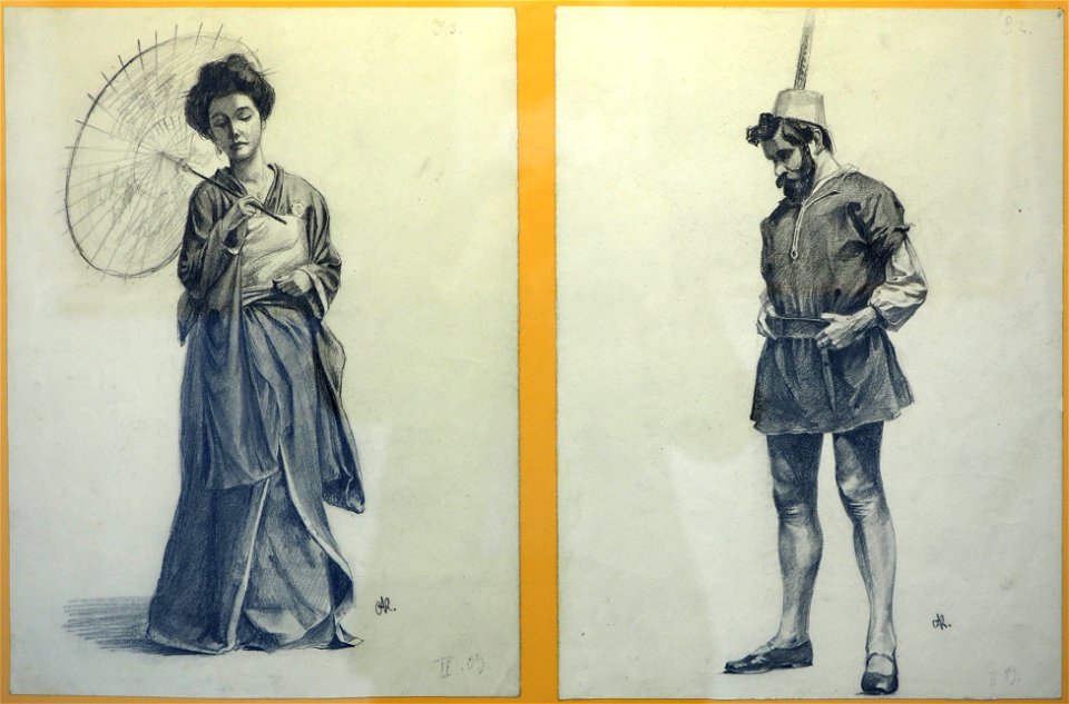 König, Albert-Kostümfigurinen@Albert-König-Museum