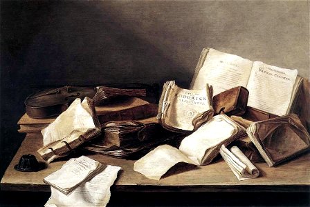 Jan Davidszoon de Heem - Still-Life of Books