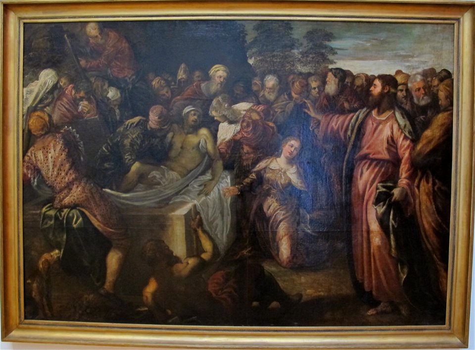 Jacopo tintoretto, resurrezione di lazzaro