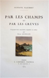 Jourdain Par les champs et par les grèves page titre