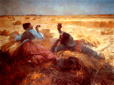 José Malhoa - Cócegas, 1904