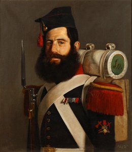 José Robles, gastador del regimiento de Murcia (Museo del Romanticismo de Madrid)