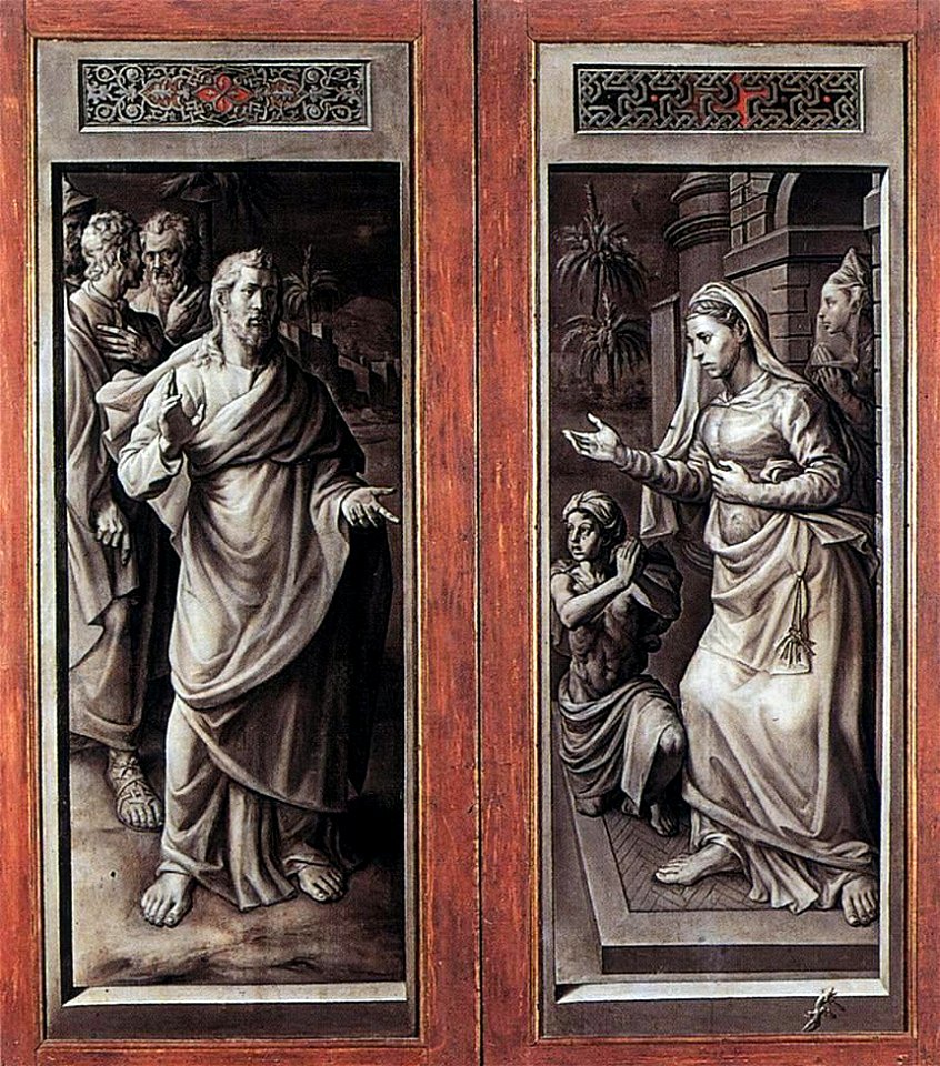 Jan Cornelisz Vermeyen - Triptych of the Micault Family, closed