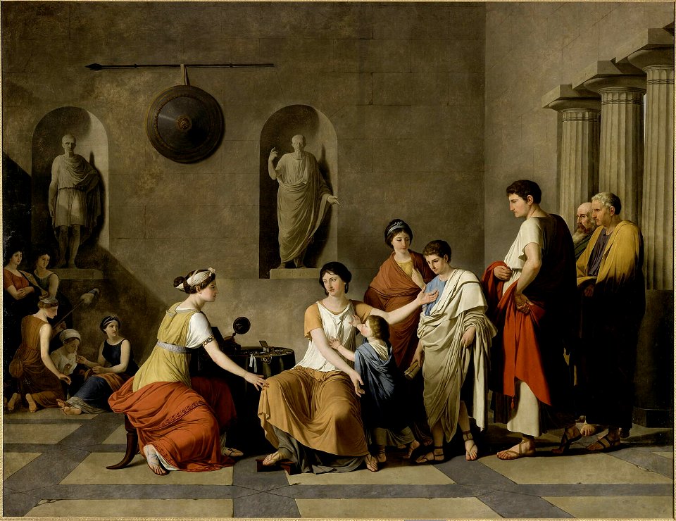 Joseph-Benoît Suvée - Cornelia, madre dei Gracchi