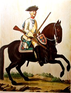 Kurhannoversches Dragonerregiment D II von 1689-2 Dragoner Gudenushandschrift