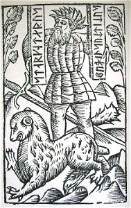 Jätten Starkad. Olaus Magnus