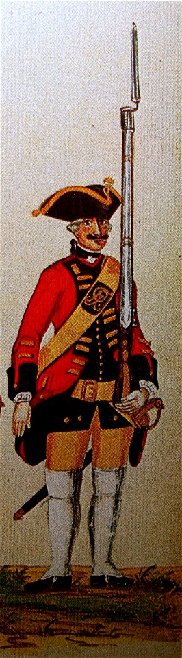 Kurhannoversche Fußgarde Musketier 1761