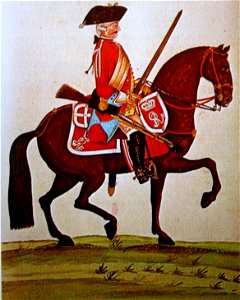 Kurhannoversche Legion Britannique 1761 - Dragoner 4. Eskadron Gmundener Prachtwerk