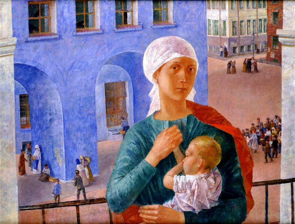 Kuzma petrov-vodkin, 1918 a petrogrado, 1920