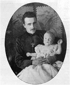 József Ágost főherceg kisfiával 1896-8